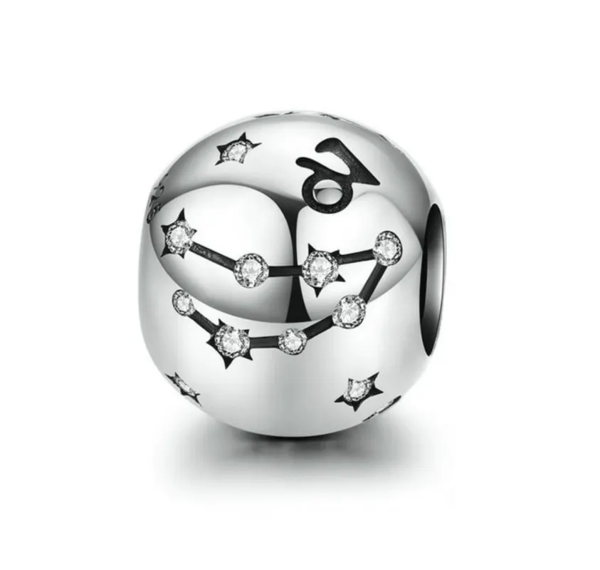 Ag Sterling - Capricorn Sterling Silver & CZ Zodiac Charm sold by Zulily