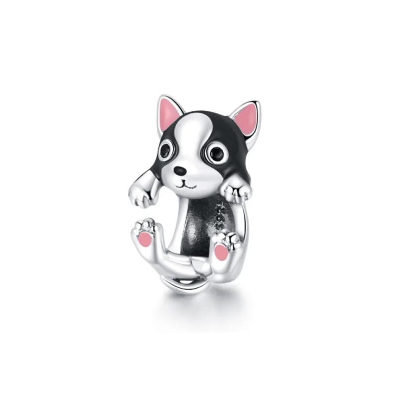 Ag Sterling Silver Dog Hanging Charm sold by Zulily
