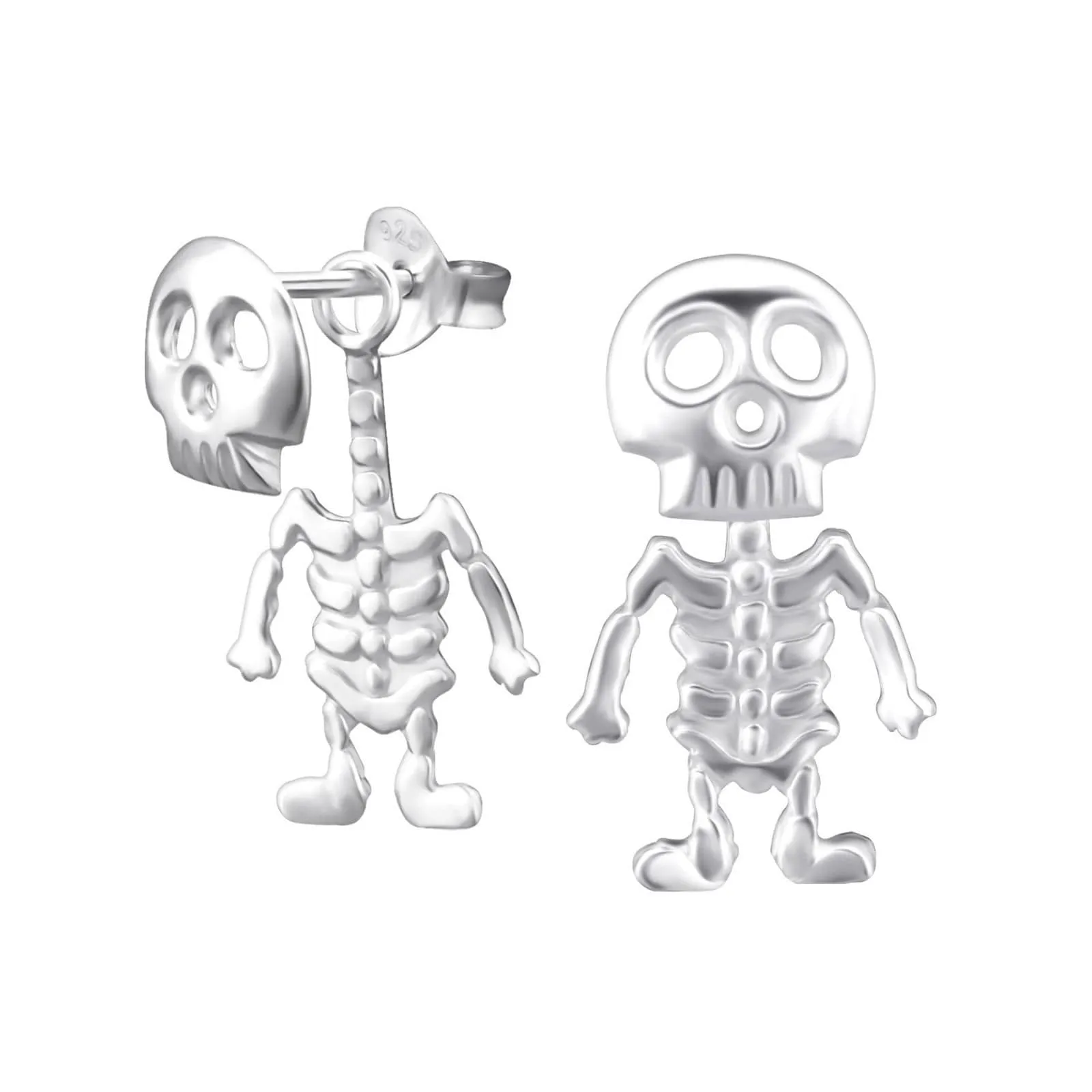 Sterling Silver Skeleton Drop Earrings sold by Zulily