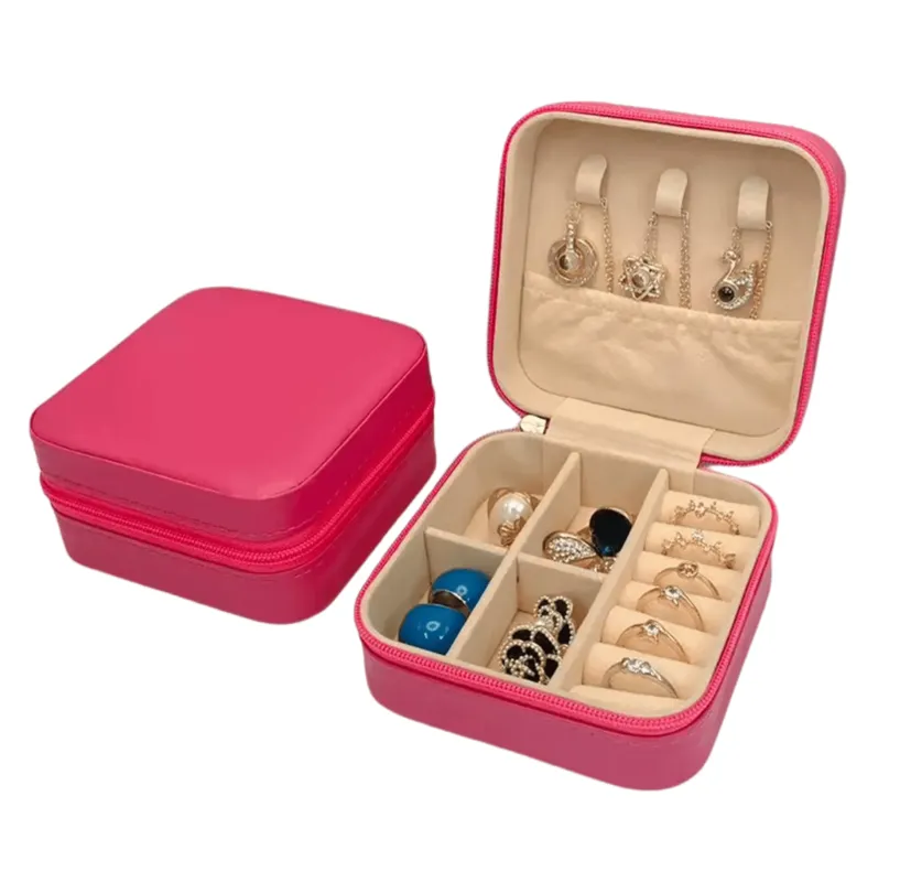 Fuchsia Jewelry Mini Travel Case sold by Zulily