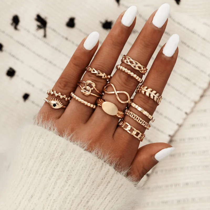 Goldtone Boho Ring Set sold by Zulily