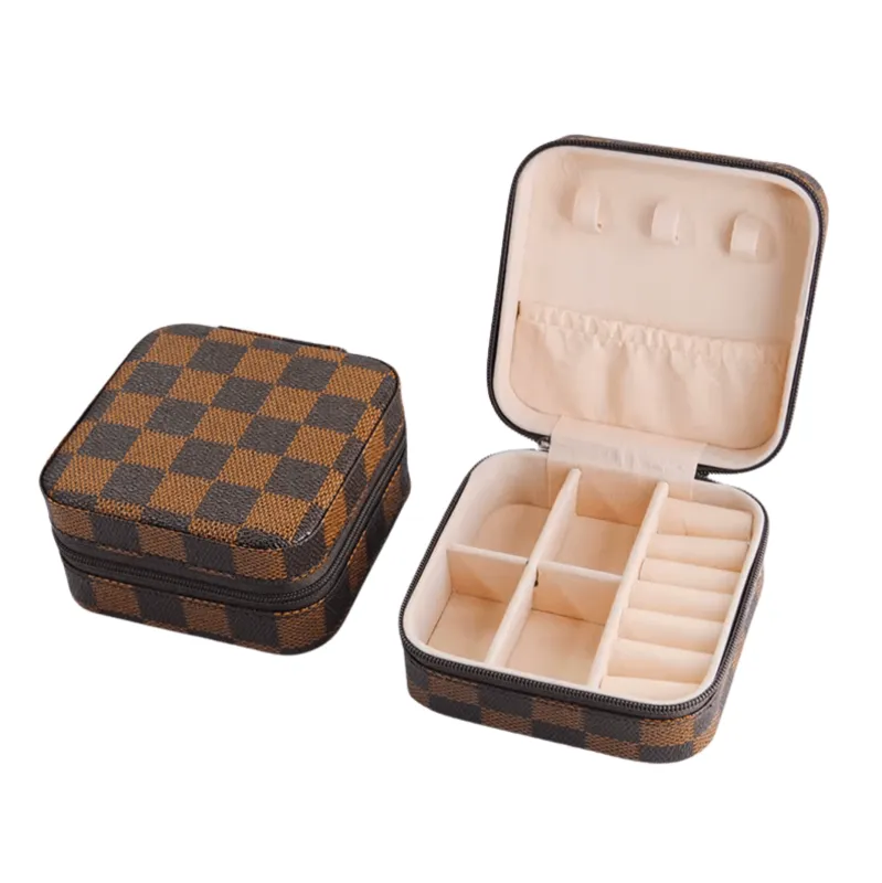 Checkered Jewelry Mini Travel Case sold by Zulily
