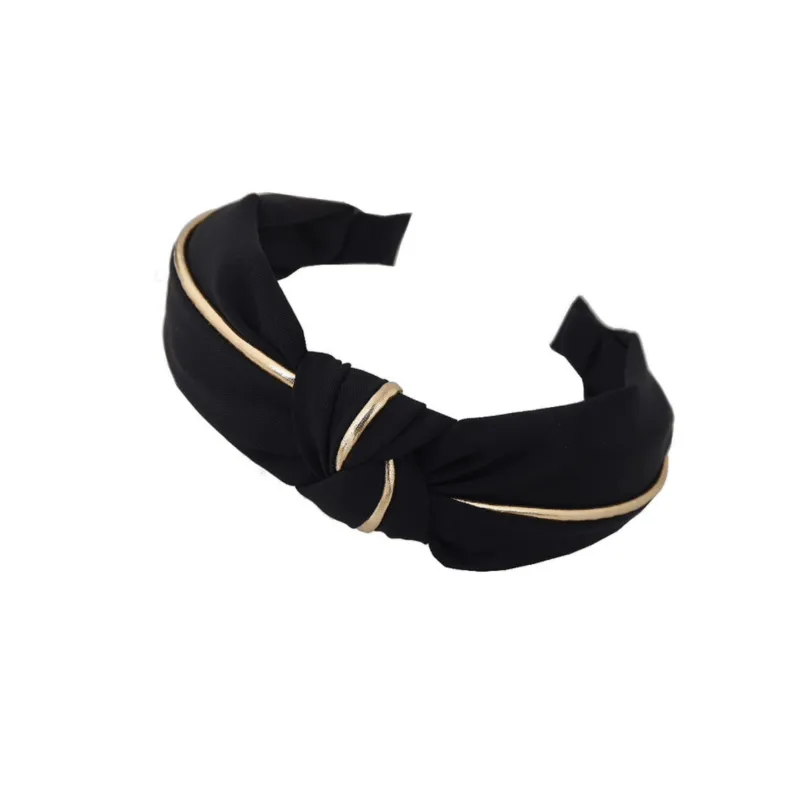Black Gold Knotted Headband sold by Zulily