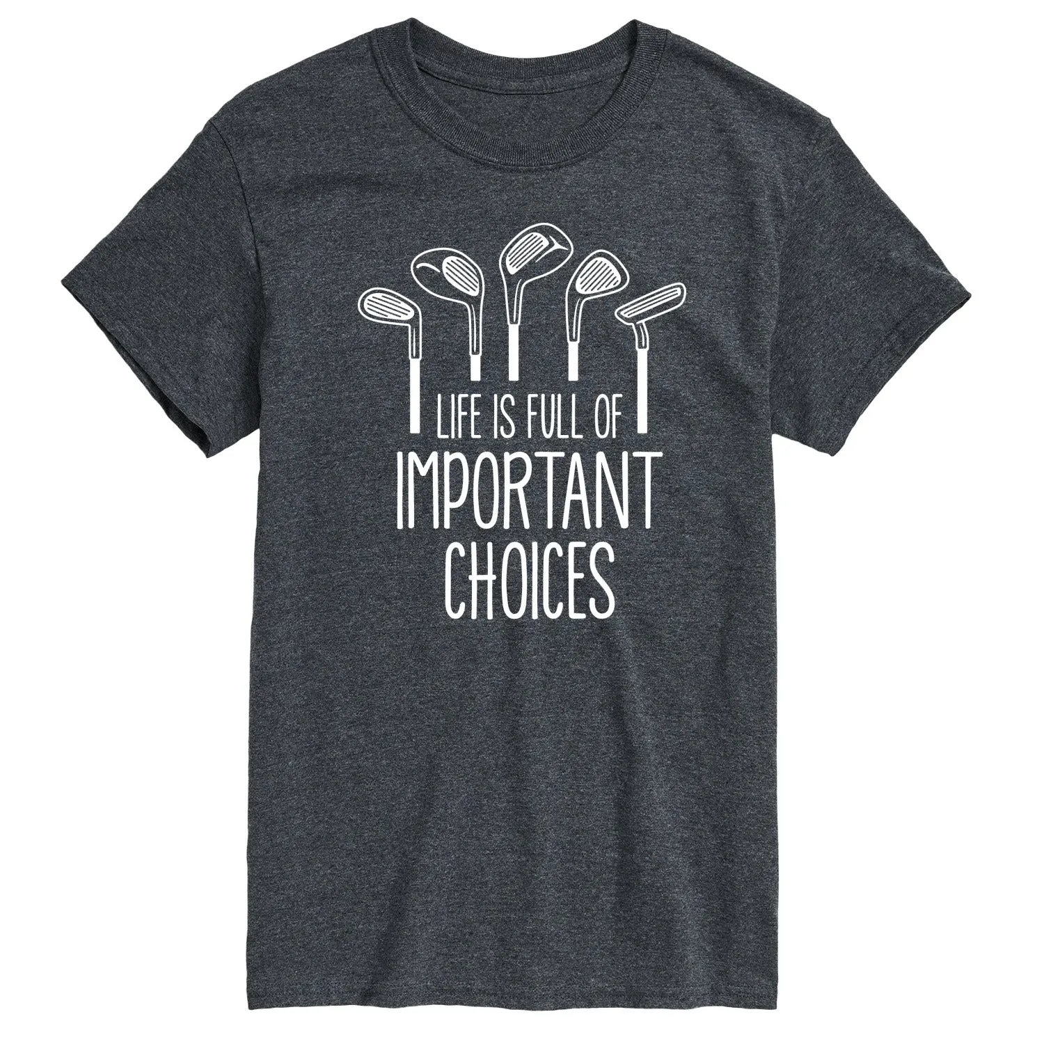 Instant Message - Life Is Full Of Important Choices - Men's Short Sleeve Graphic T-shirt sold by Zulily product image thumbnail 5