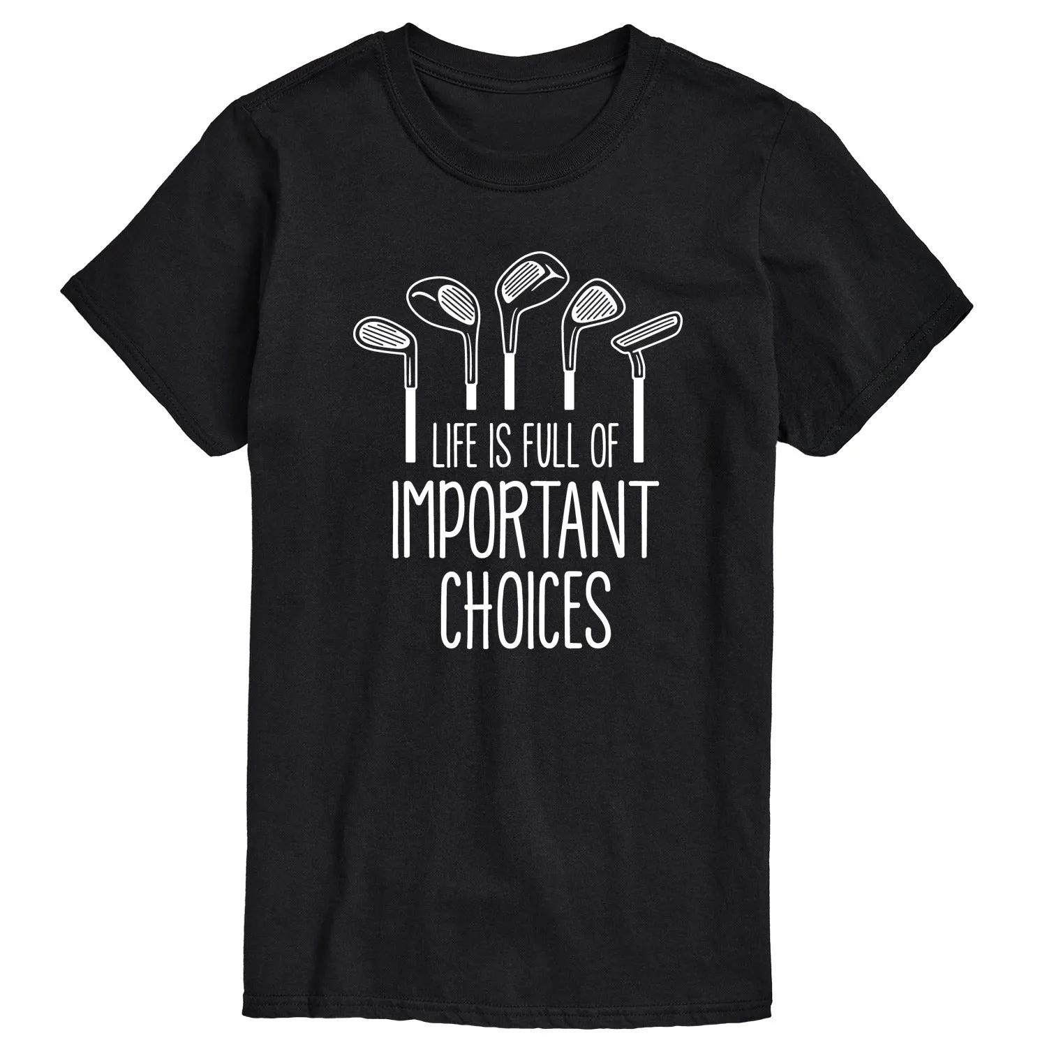 Instant Message - Life Is Full Of Important Choices - Men's Short Sleeve Graphic T-shirt sold by Zulily product image thumbnail 3
