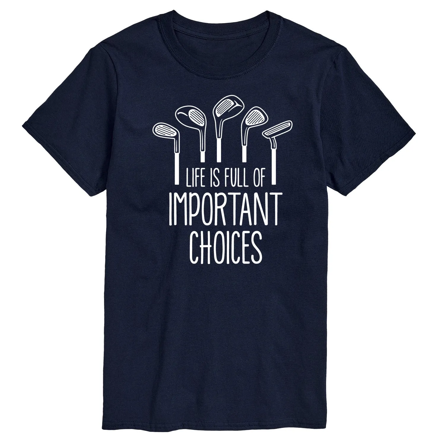 Instant Message - Life Is Full Of Important Choices - Men's Short Sleeve Graphic T-shirt sold by Zulily