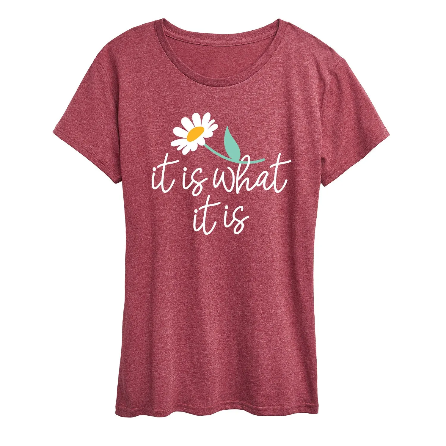 Instant Message - It Is What It Is - Women's Short Sleeve Graphic T-Shirt sold by Zulily product image thumbnail 5