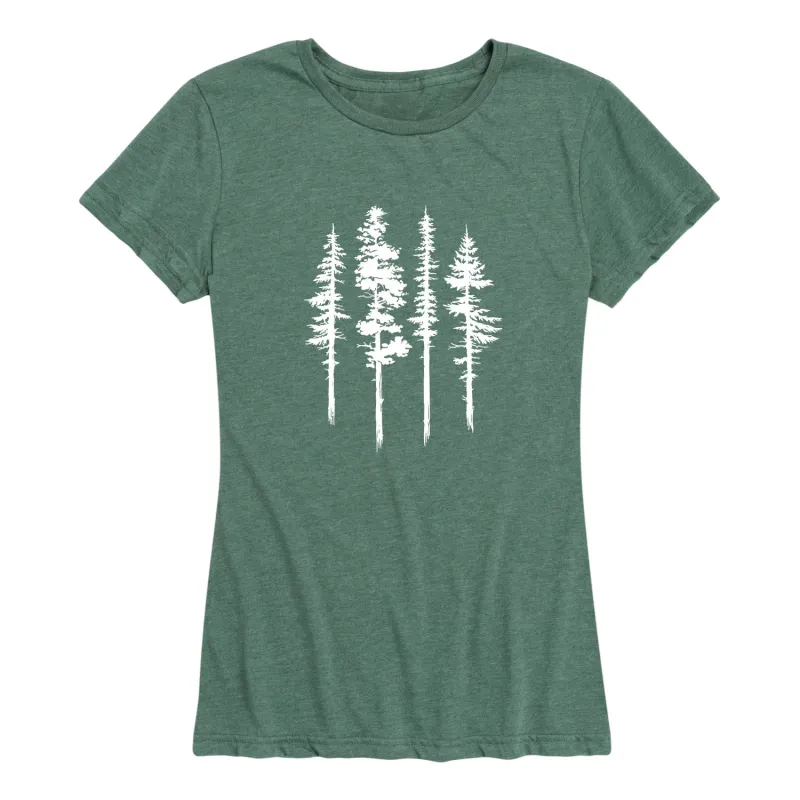 Instant Message - Abstract Trees - Women's Short Sleeve Graphic T-Shirt sold by Zulily