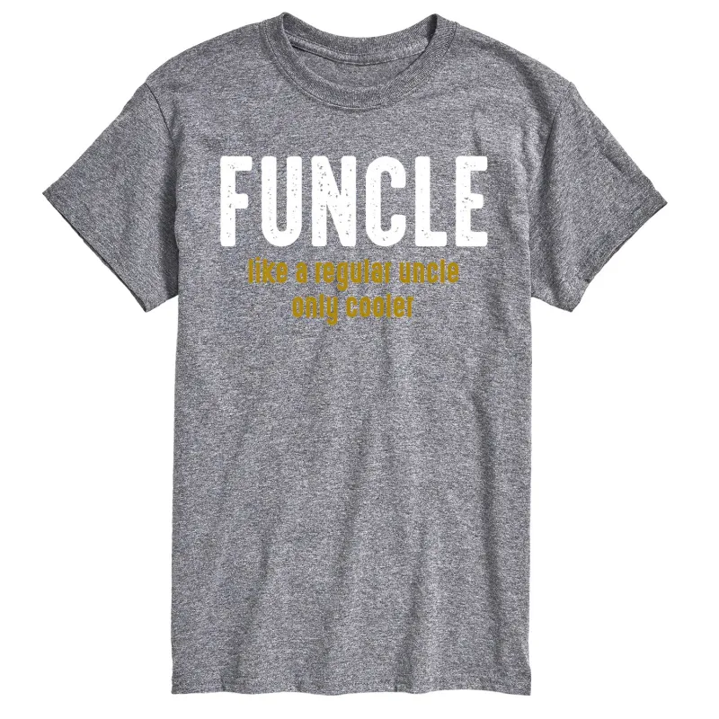 Instant Message - Funcle Definition - Men's Short Sleeve Graphic T-Shirt sold by Zulily