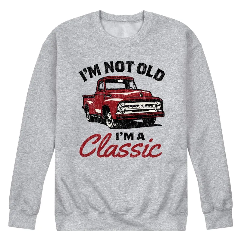 Instant Message - Im Not Old Classic - Men's Crew Neck Fleece Pullover sold by Zulily