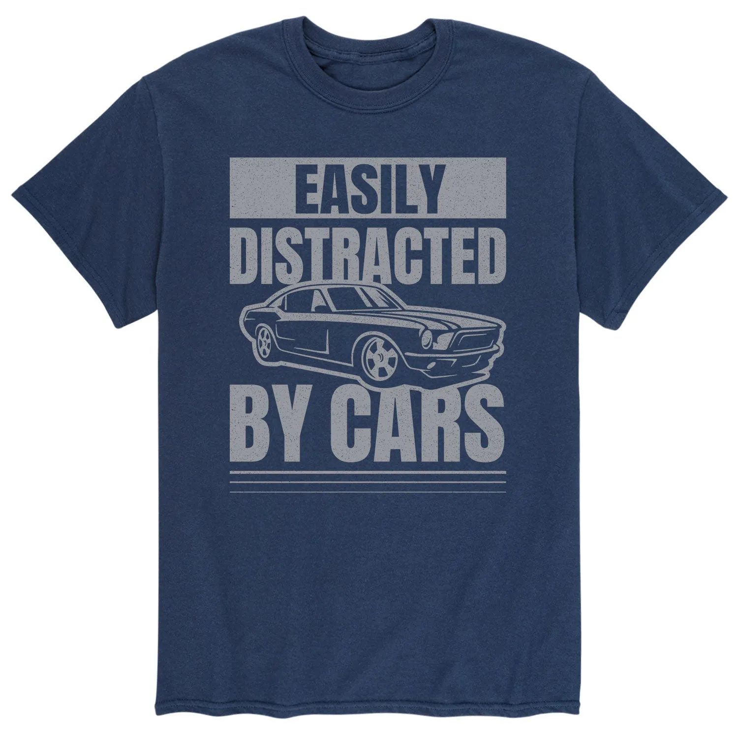 Instant Message - Easily Distracted By Cars - Adult Short Sleeve Tee sold by Zulily product image thumbnail 2