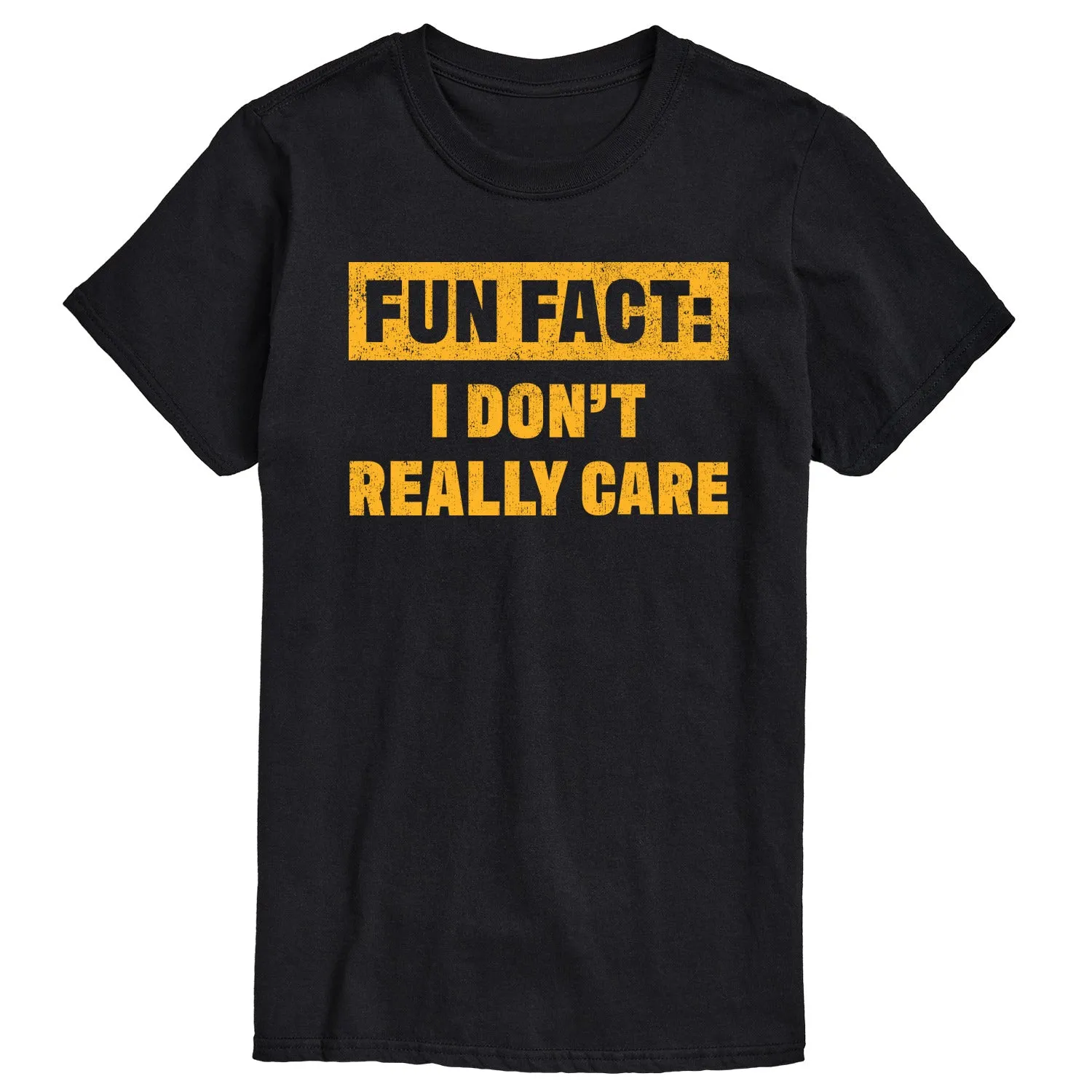Instant Message - Funny I Dont Really Care - Adult SHORT SLEEVE T-shirt sold by Zulily product image thumbnail 2