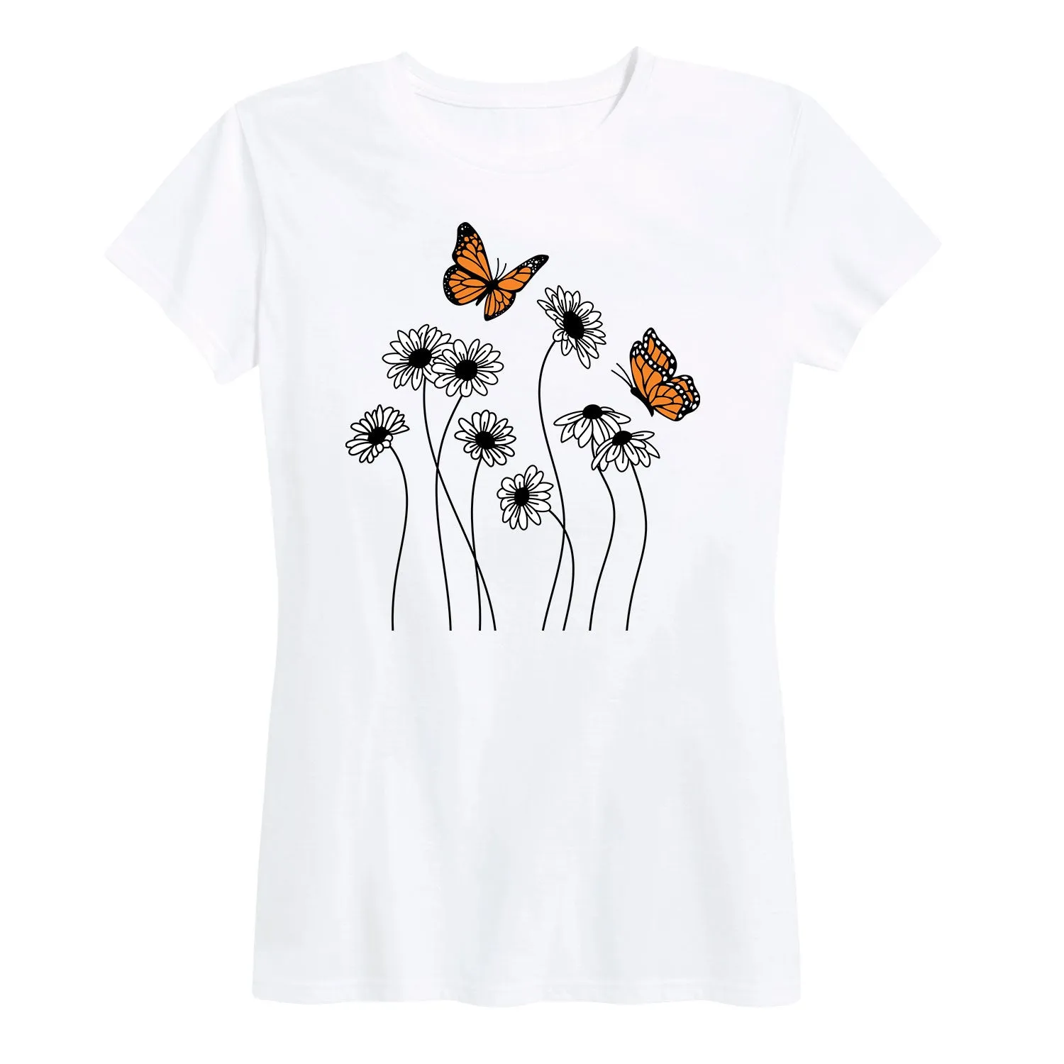 Instant Message - Wildflower Garden - Women's Short Sleeve Graphic T-Shirt sold by Zulily product image thumbnail 4