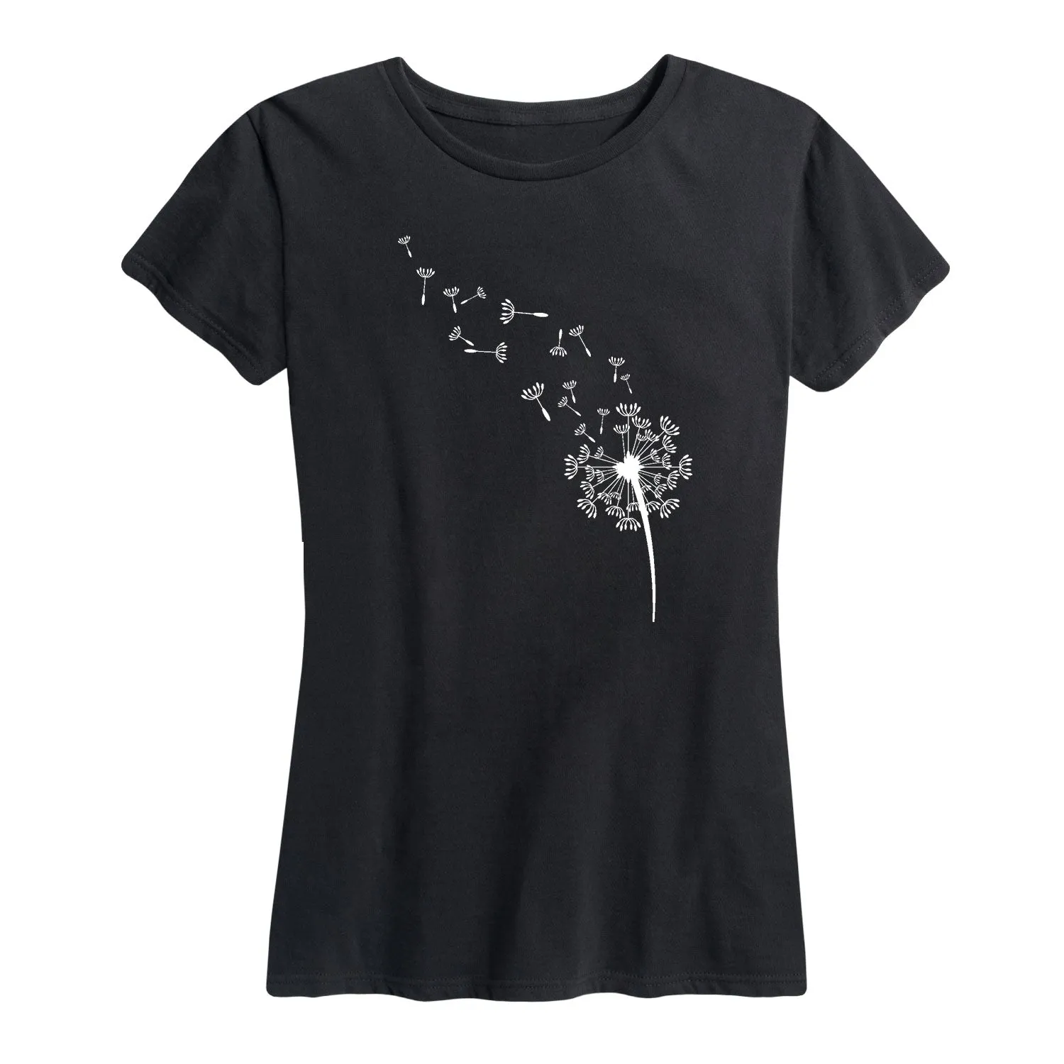 Instant Message - Dandelion Seeds - Women's Short Sleeve Graphic T-Shirt sold by Zulily