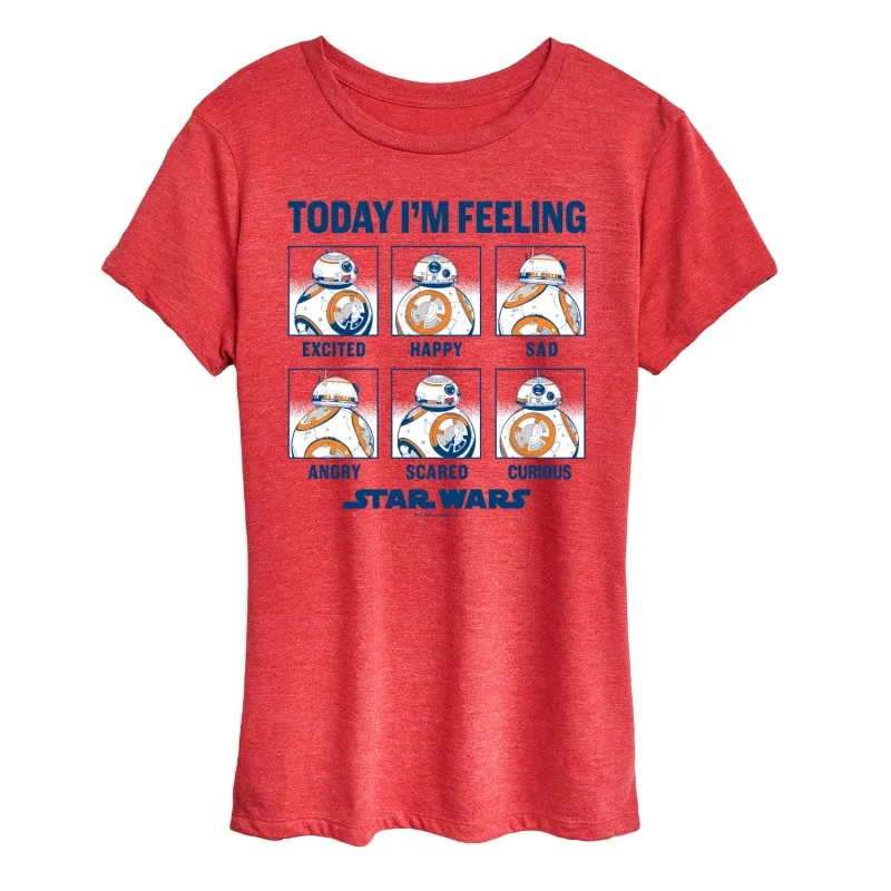 The Force Awakens - Today I'm Feeling - Women's Short Sleeve Graphic T-Shirt sold by Zulily