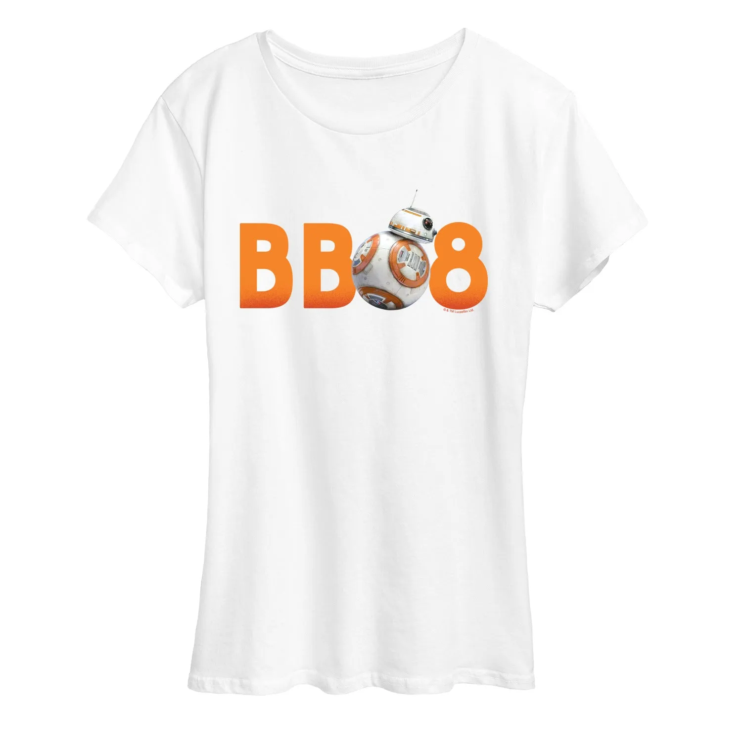 The Force Awakens - BB-8 Droid - Women's Short Sleeve Graphic T-Shirt sold by Zulily