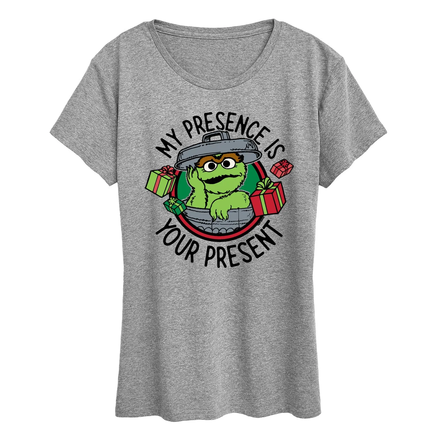 Sesame Street - My Presence is Your Present - Women's Short Sleeve Graphic T-shirt sold by Zulily product image thumbnail 2