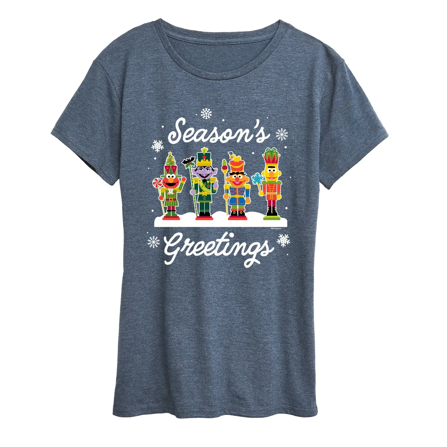 Sesame Street - Season's Greetings - Women's Short Sleeve Graphic T-shirt sold by Zulily product image thumbnail 4