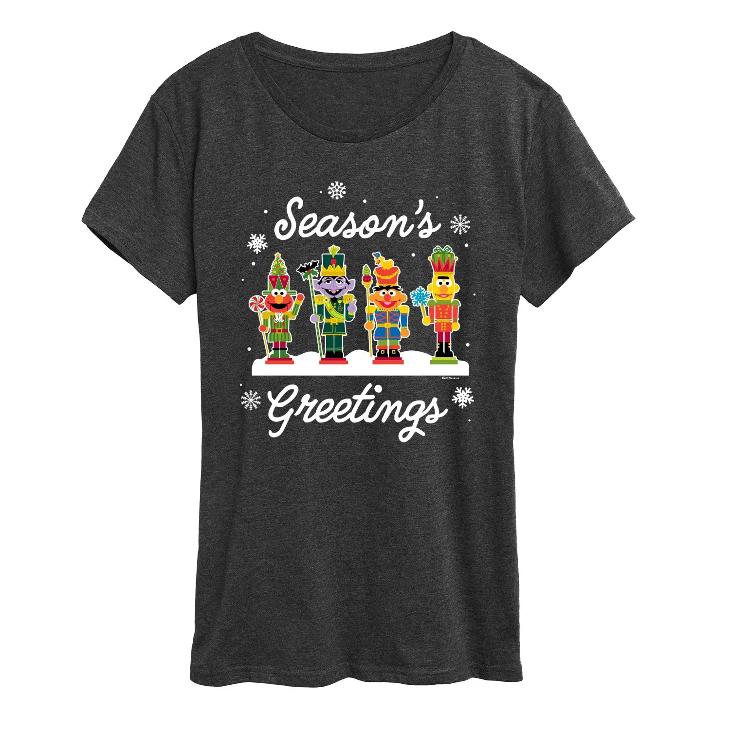 Sesame Street - Season's Greetings - Women's Short Sleeve Graphic T-shirt sold by Zulily product image thumbnail 5