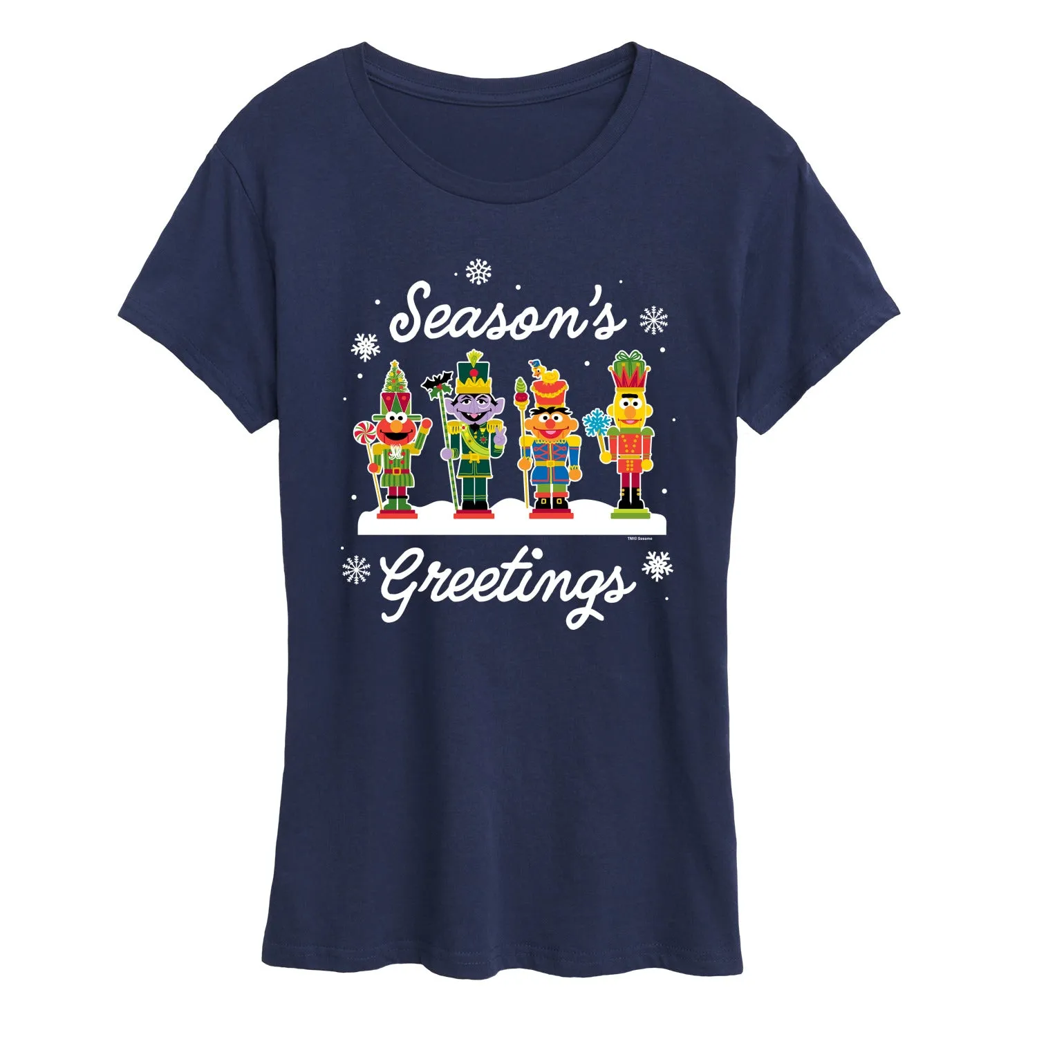 Sesame Street - Season's Greetings - Women's Short Sleeve Graphic T-shirt sold by Zulily product image thumbnail 2