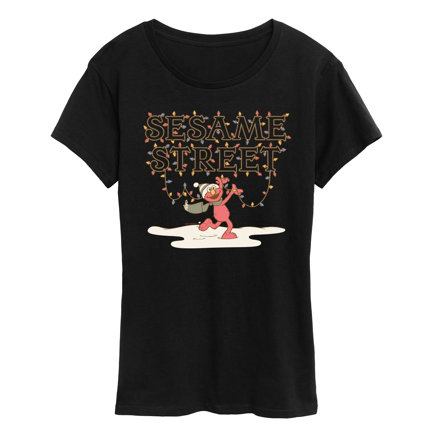 Sesame Street - Elmo Lights - Women's Short Sleeve Graphic T-shirt sold by Zulily product image thumbnail 2