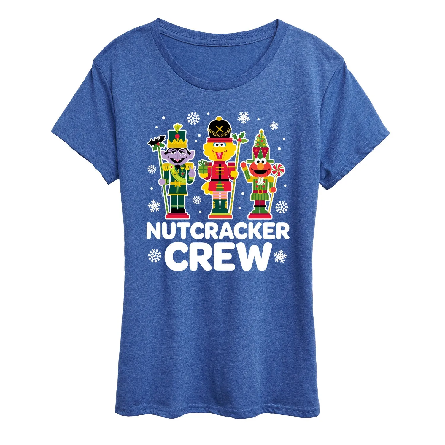 Sesame Street - Nutcracker Crew - Women's Short Sleeve Graphic T-shirt sold by Zulily
