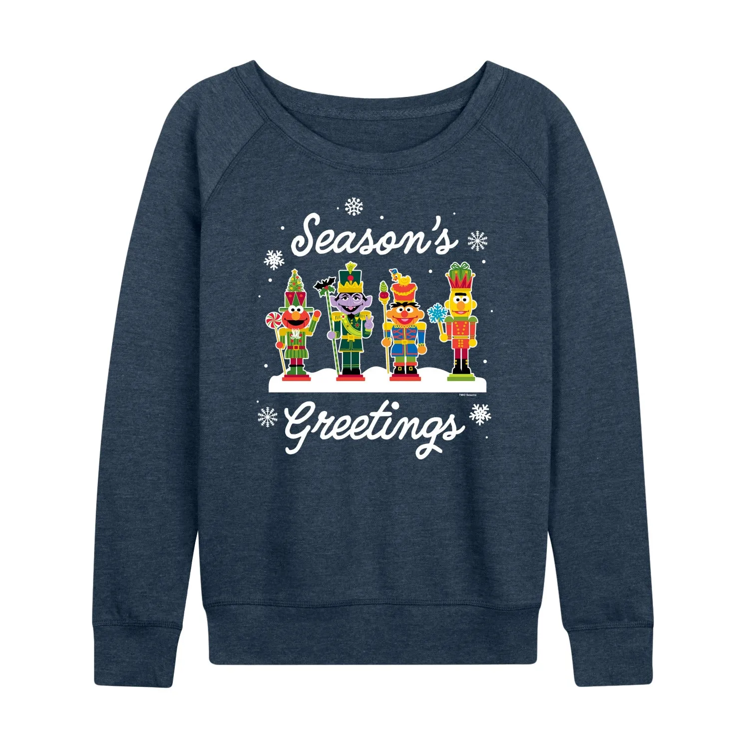 Sesame Street - Season's Greetings - Women's French Terry Long Sleeve Pullover sold by Zulily product image thumbnail 3