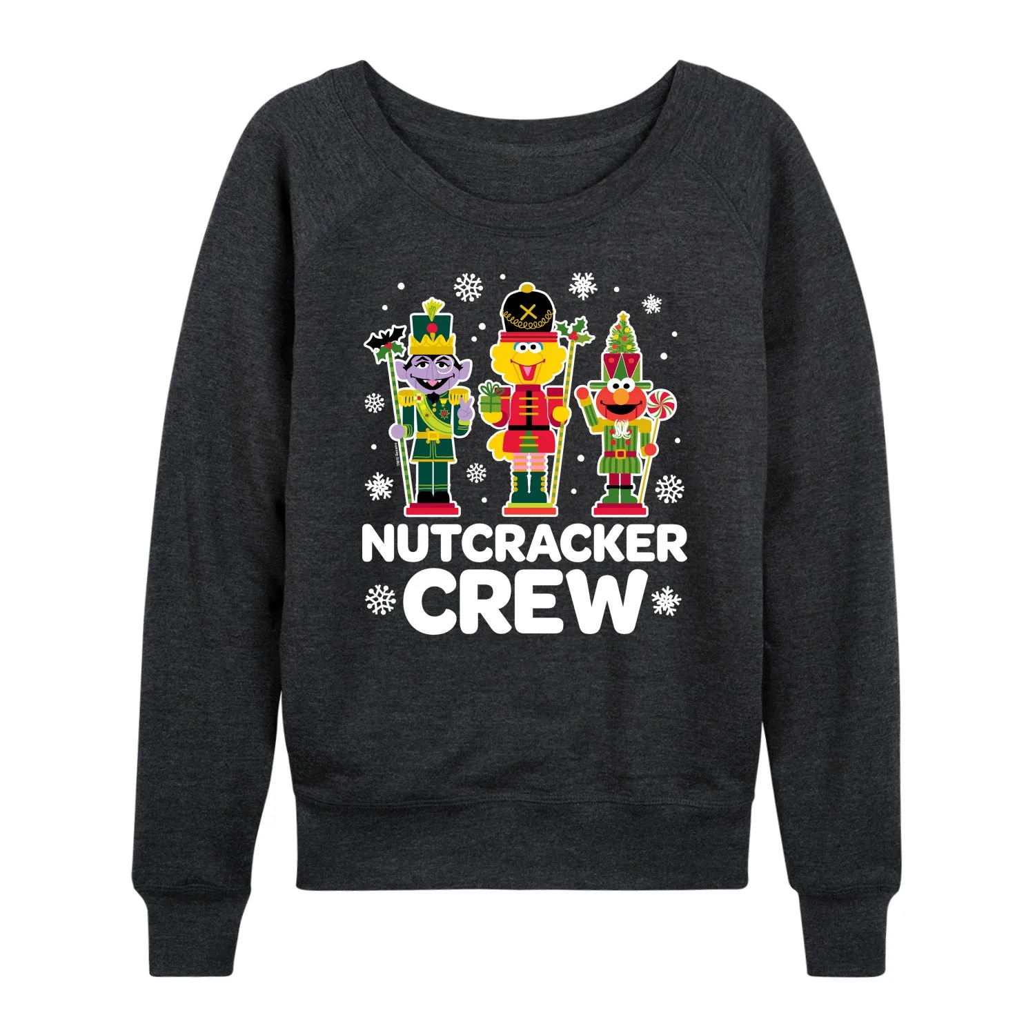 Sesame Street - Nutcracker Crew- Women's French Terry Long Sleeve Pullover sold by Zulily product image thumbnail 2