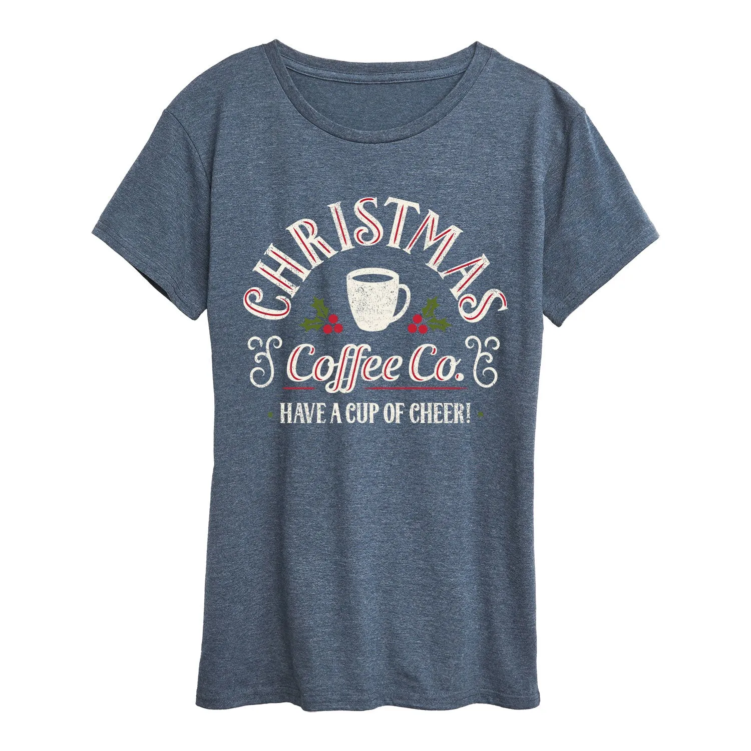 Instant Message - Christmas Coffee Co - Women's Short Sleeve Graphic T-Shirt sold by Zulily product image thumbnail 2