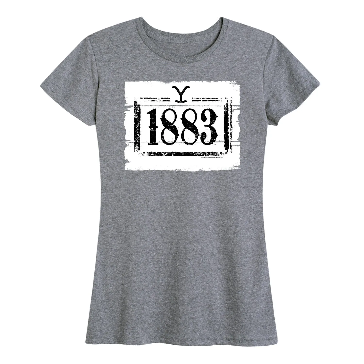 1883 - 1883 Wood Sign - Women's Short Sleeve Graphic T-Shirt sold by Zulily product image thumbnail 4