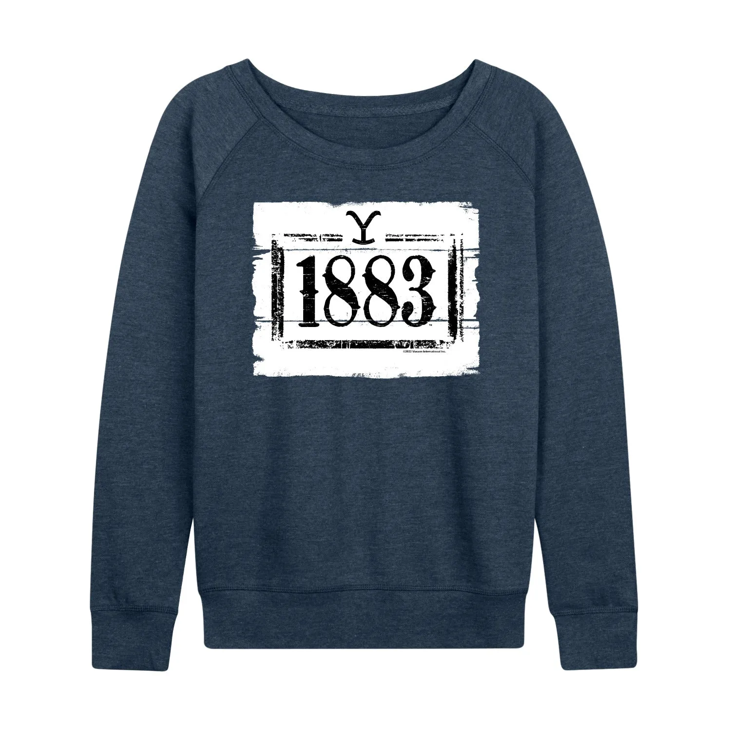 1883 - 1883 Wood Sign - Women's French Terry Long Sleeve Pullover sold by Zulily product image thumbnail 3
