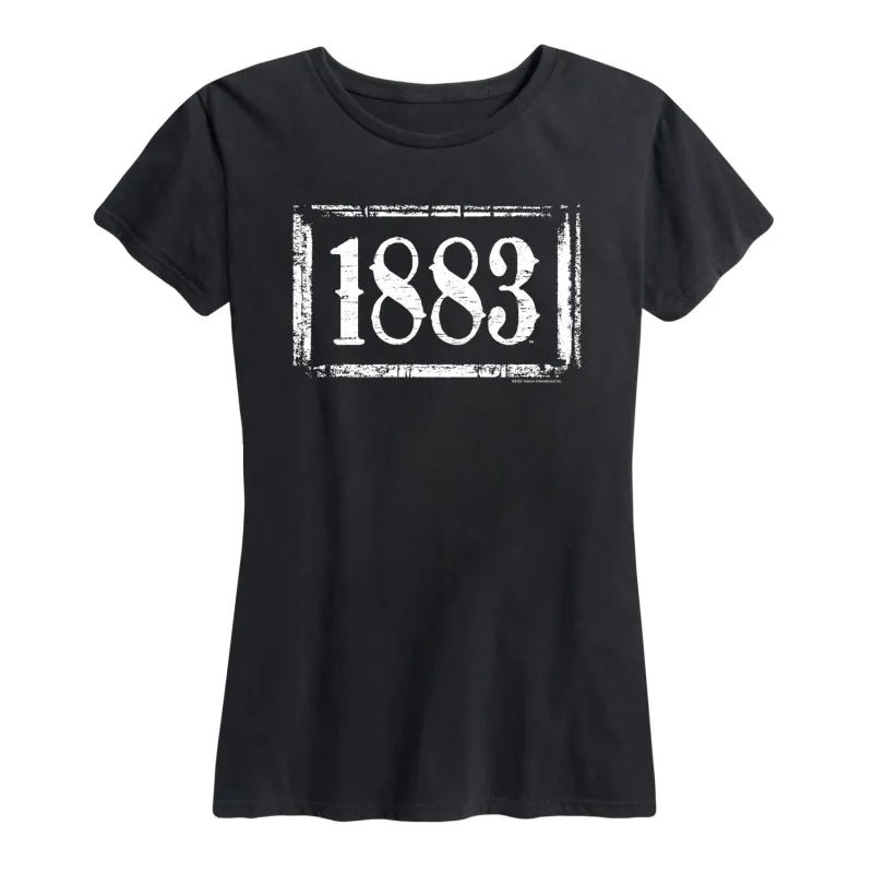 1883 - 1883 Logo - Women's Short Sleeve Graphic T-Shirt sold by Zulily