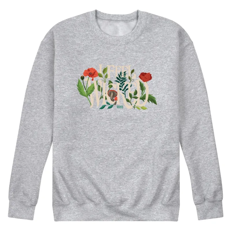 Wicked: Part 2 - Elphaba - Men's Long Sleeve Crew Fleece Sweatshirt sold by Zulily