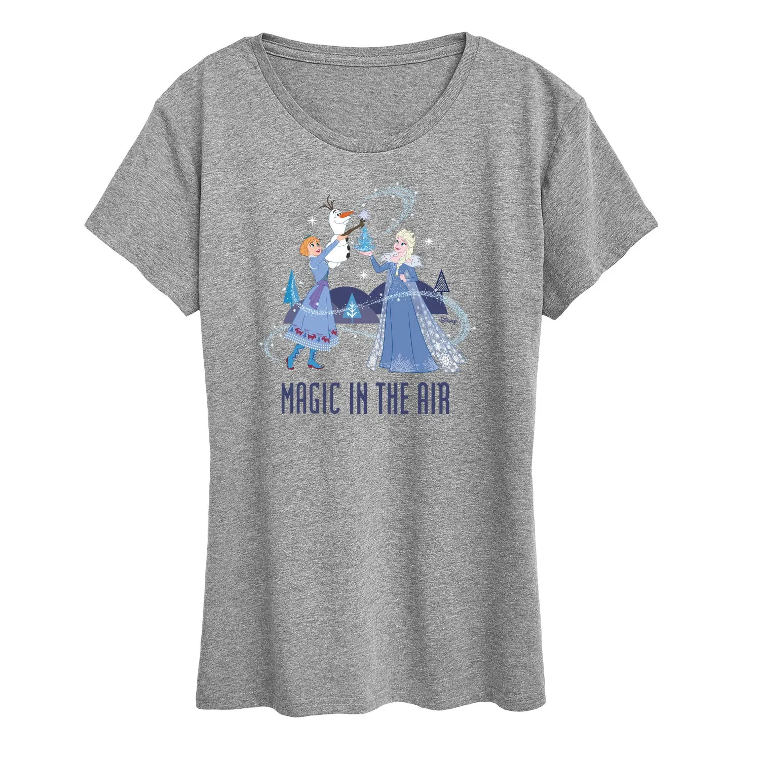 Frozen 2 - Magic In The Air - Women's Short Sleeve Graphic T-Shirt sold by Zulily product image thumbnail 2