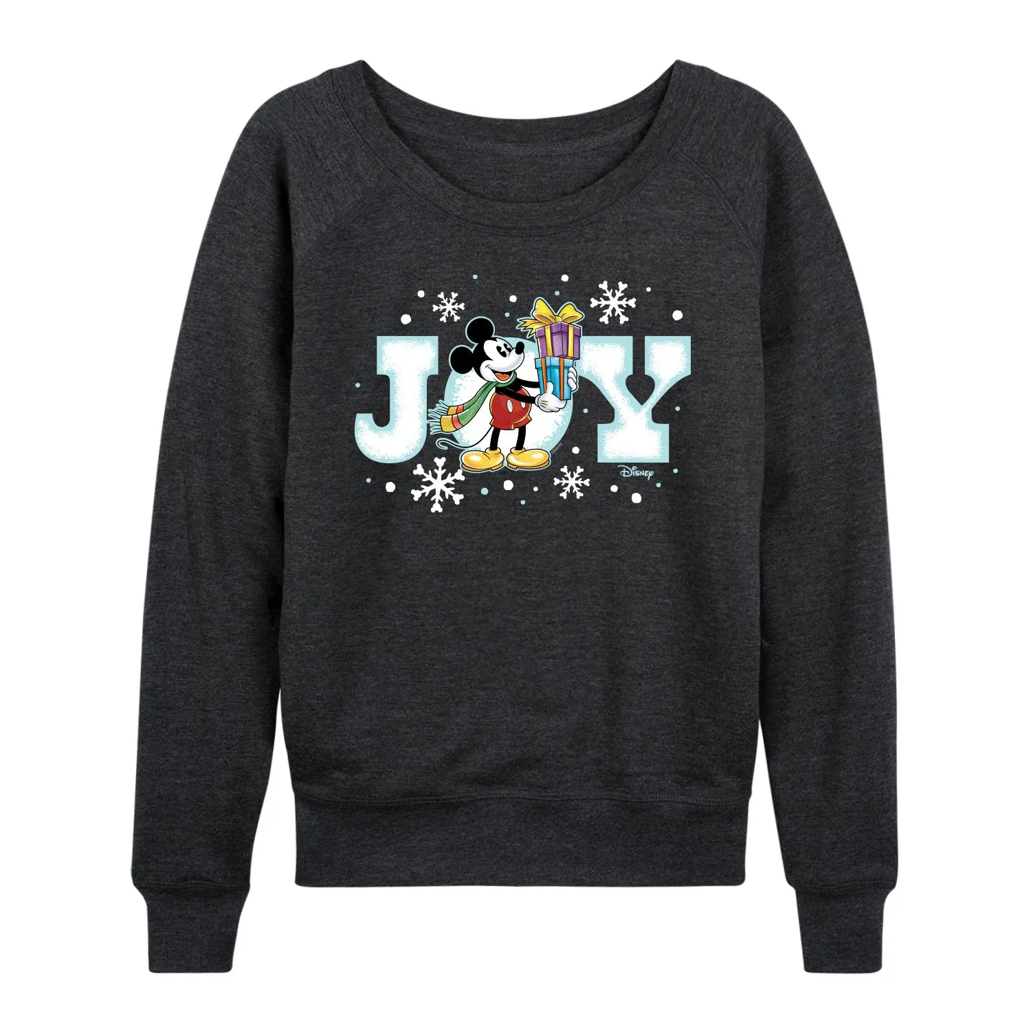 Disney - Joy Mickey - Women's Lightweight French Terry Long Sleeve Shirt sold by Zulily product image thumbnail 2