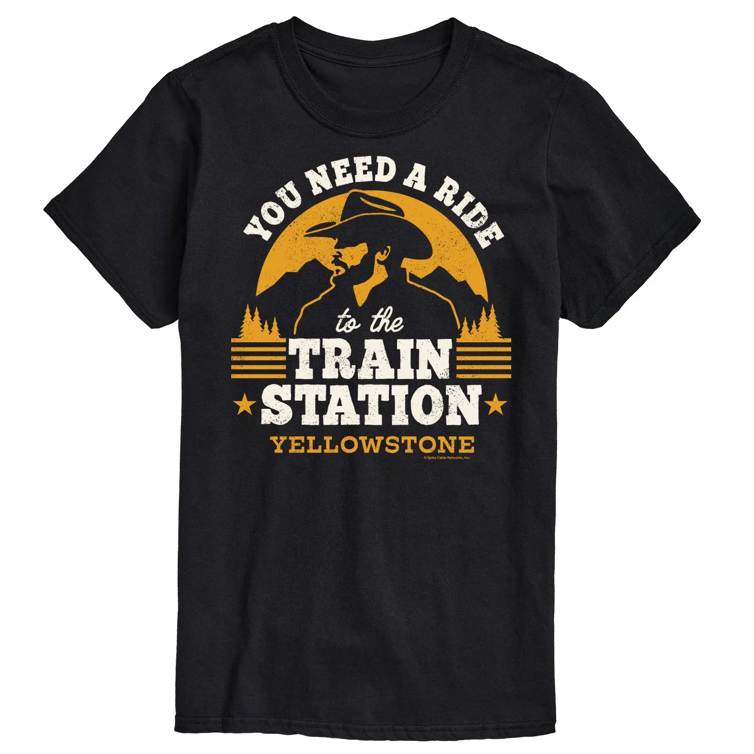 Yellowstone - You Need A Ride To The Train Station - Men's Short Sleeve Graphic T-Shirt sold by Zulily product image thumbnail 2