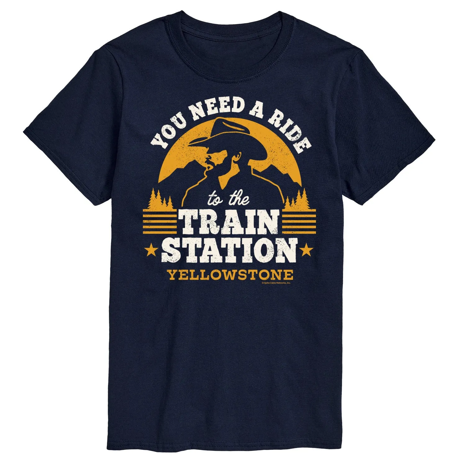 Yellowstone - You Need A Ride To The Train Station - Men's Short Sleeve Graphic T-Shirt sold by Zulily product image thumbnail 3