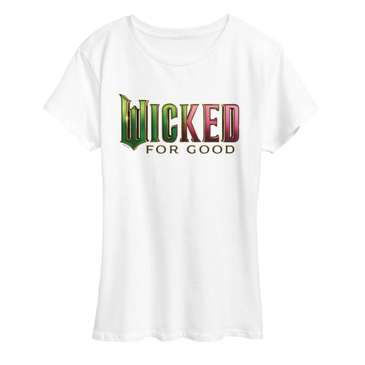Wicked: Part 2 - For Good Logo - Women's Short Sleeve Graphic T-Shirt sold by Zulily product image thumbnail 4