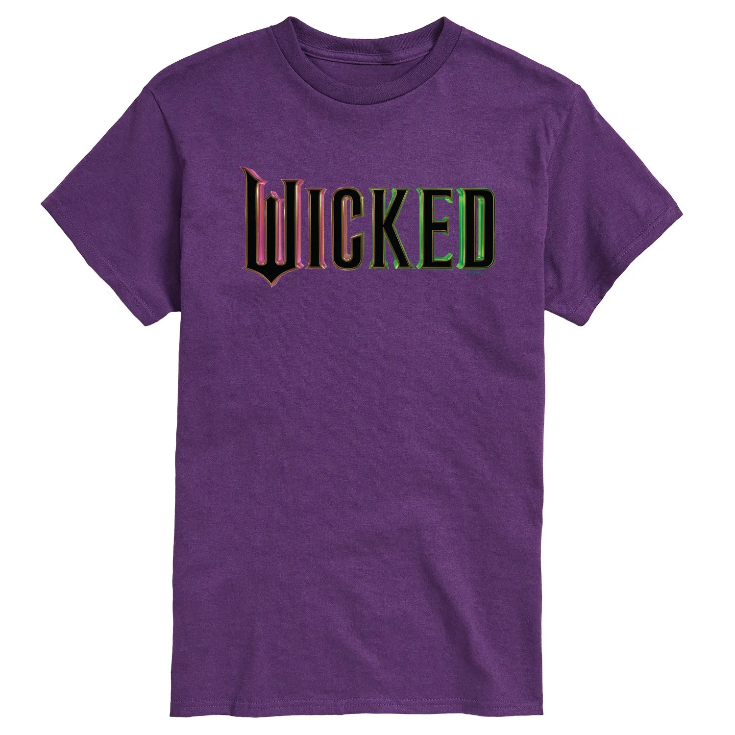 Wicked - theatrical Rainbow Logo - Men's Short Sleeve Graphic T-Shirt sold by Zulily