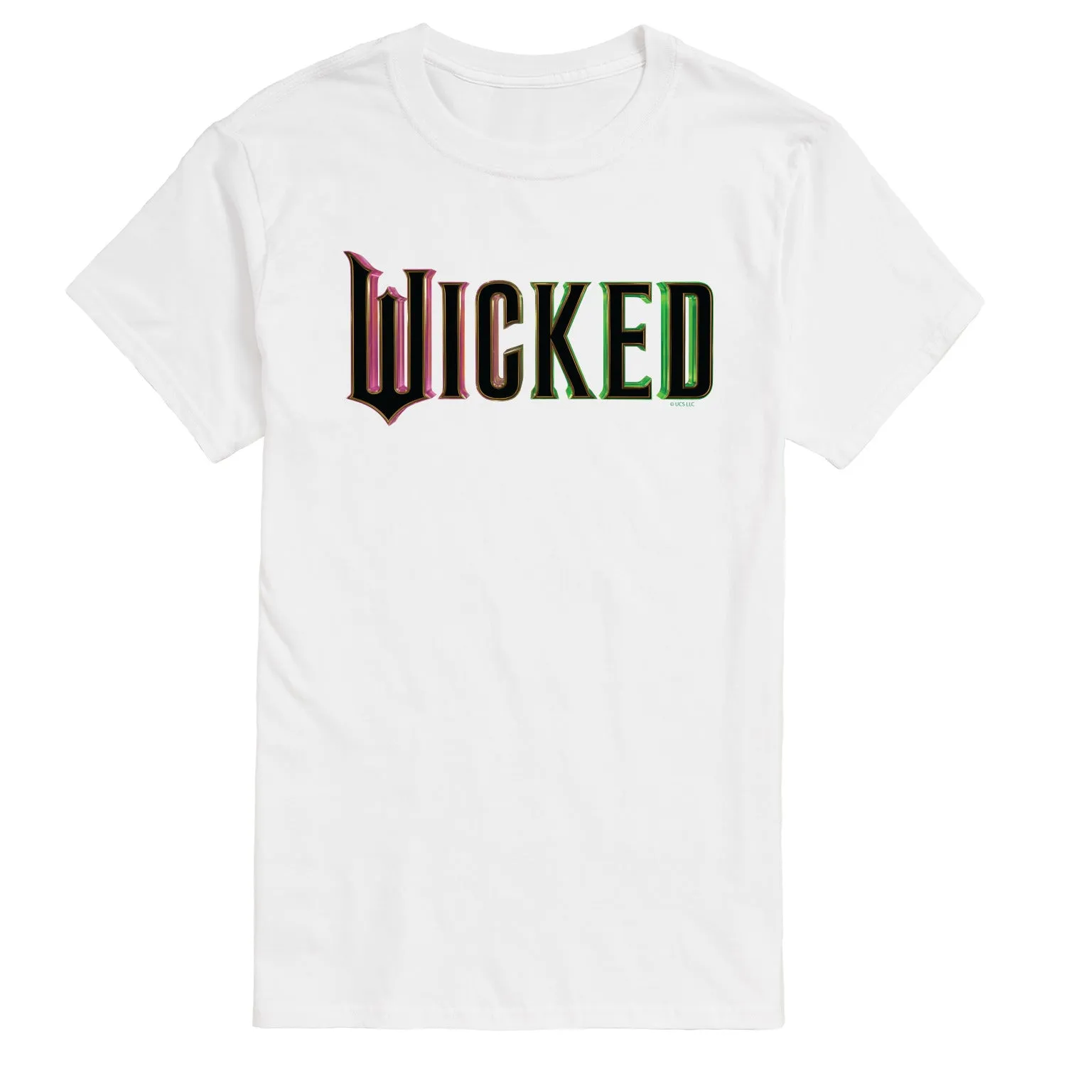 Wicked - theatrical Rainbow Logo - Men's Short Sleeve Graphic T-Shirt sold by Zulily product image thumbnail 3