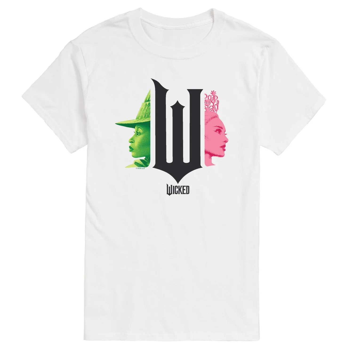 Wicked - Elphaba and Glinda Side Profile - Men's Short Sleeve Graphic T-Shirt sold by Zulily product image thumbnail 2