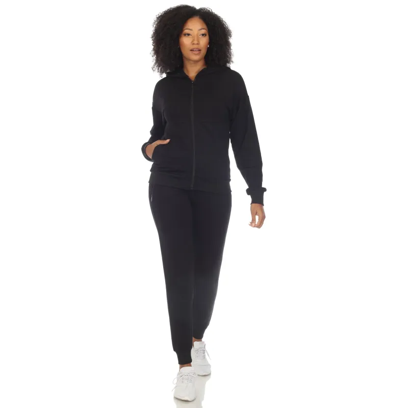 White Mark Women's Two Piece Fleece Sweatsuit Set sold by Zulily