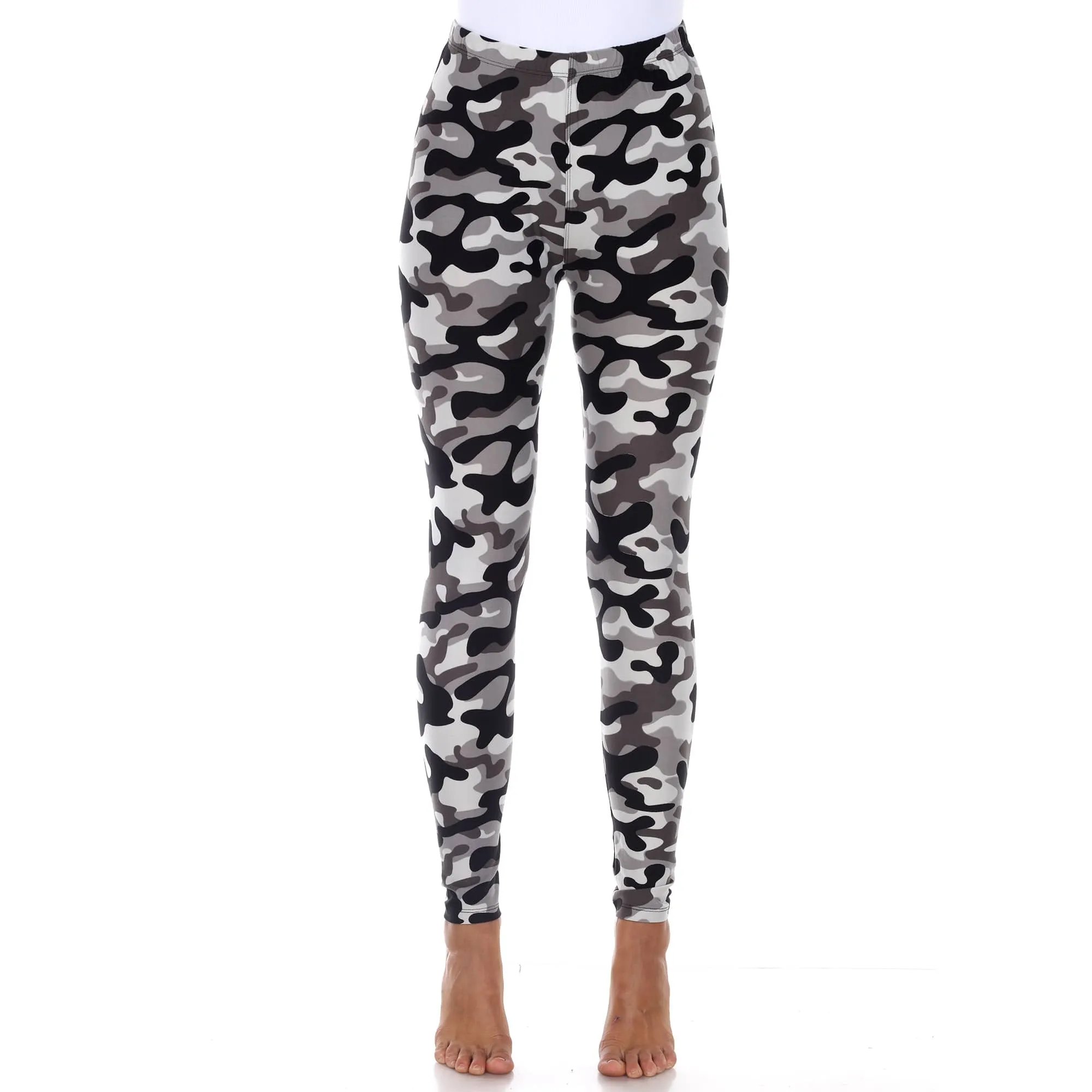White Mark Women's Super Soft Camo Printed Leggings sold by Zulily