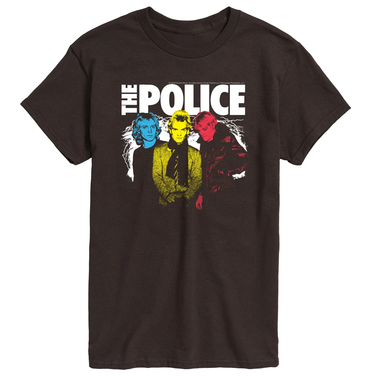 The Police - The Police Color Pop - Men's Short Sleeve Graphic T-Shirt sold by Zulily product image thumbnail 2