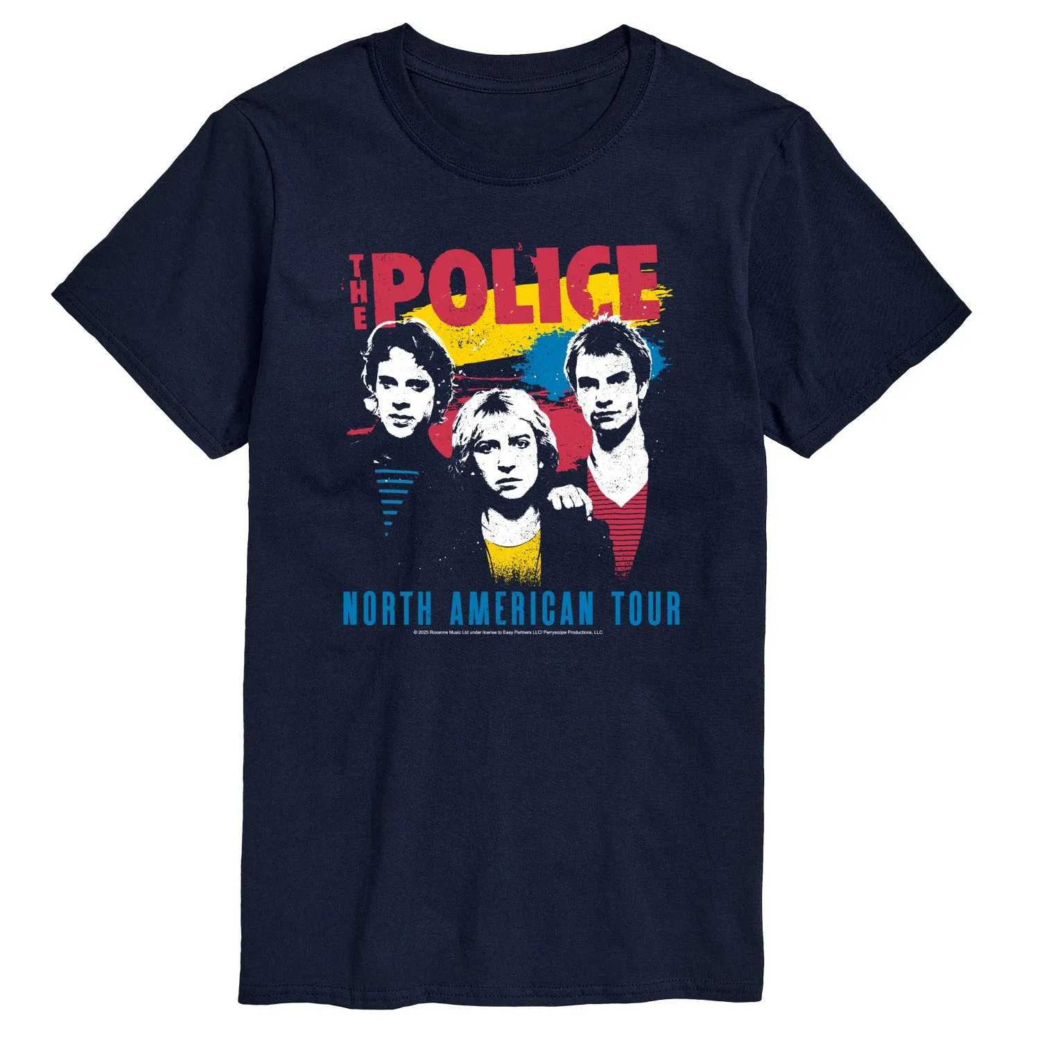 The Police - Police North American Tour - Men's Short Sleeve Graphic T-Shirt sold by Zulily product image thumbnail 4