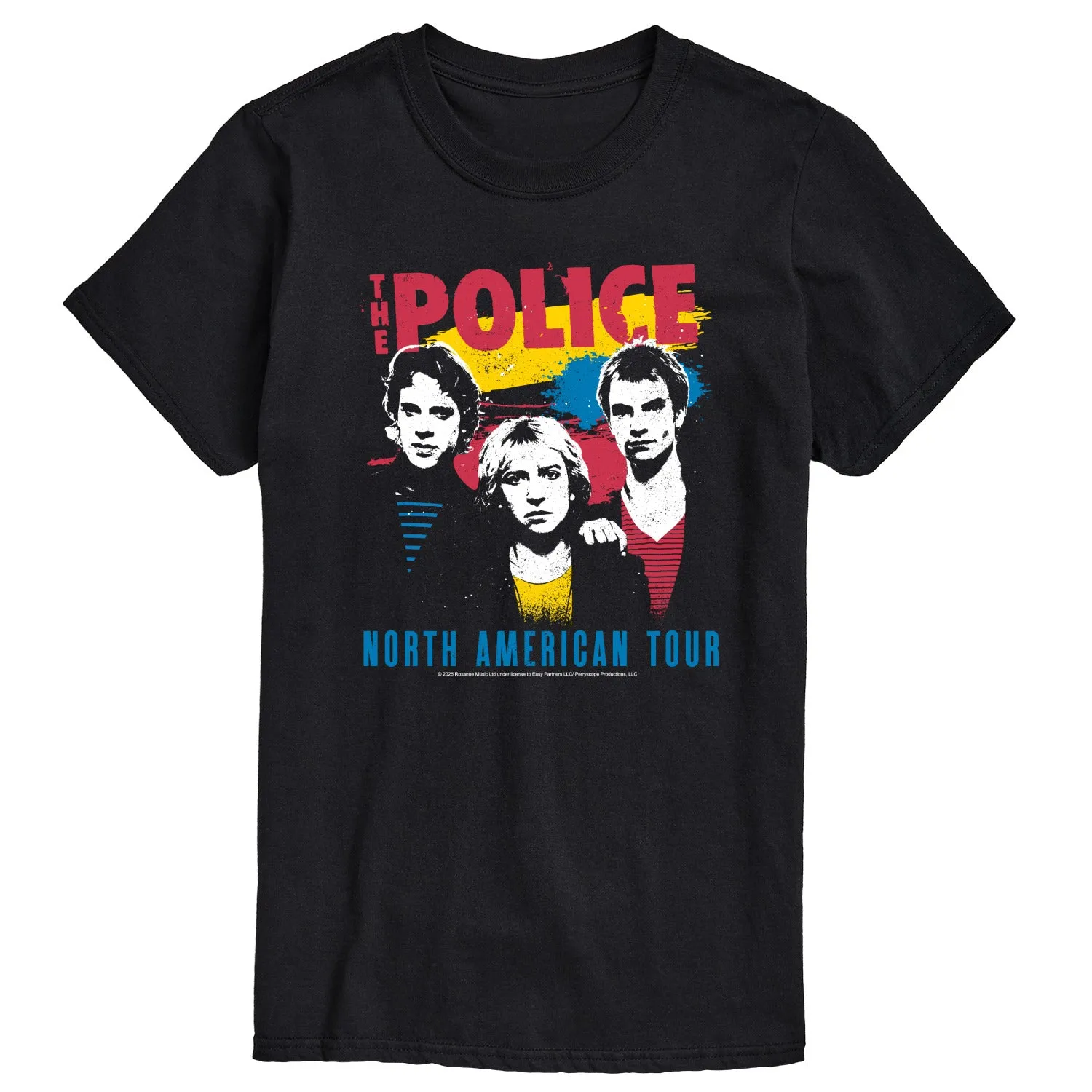 The Police - Police North American Tour - Men's Short Sleeve Graphic T-Shirt sold by Zulily product image thumbnail 5