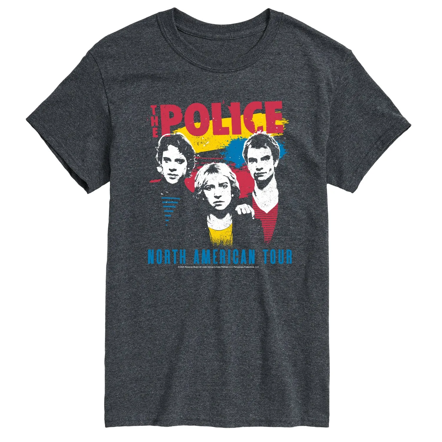 The Police - Police North American Tour - Men's Short Sleeve Graphic T-Shirt sold by Zulily product image thumbnail 3