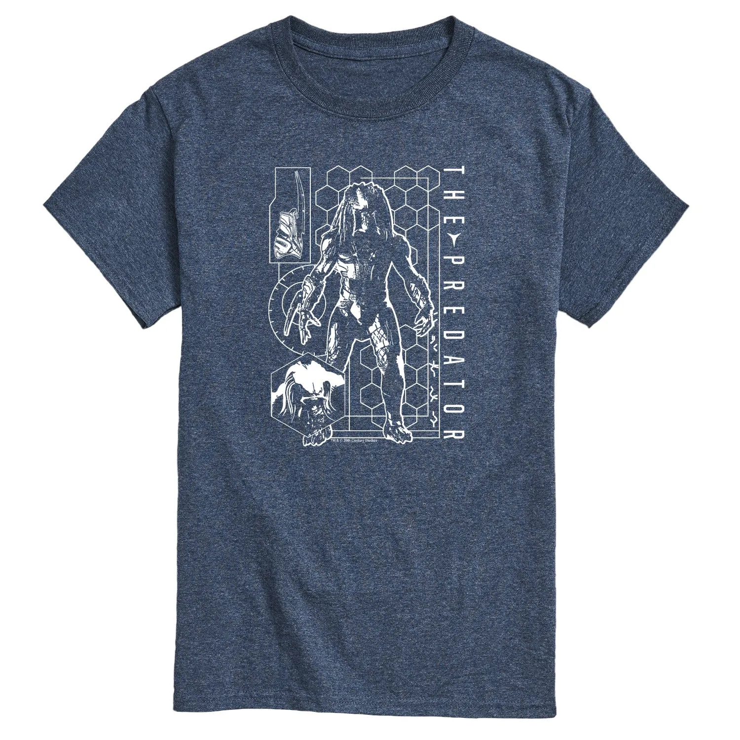 The Predator - Digital Alien Diagram - Men's Short Sleeve Graphic T-Shirt sold by Zulily product image thumbnail 2