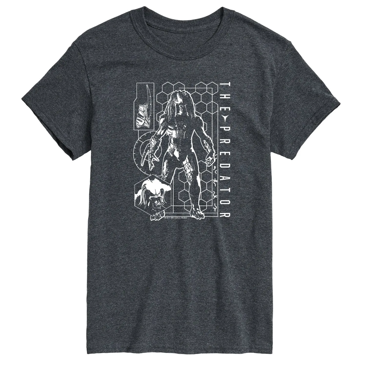 The Predator - Digital Alien Diagram - Men's Short Sleeve Graphic T-Shirt sold by Zulily product image thumbnail 3