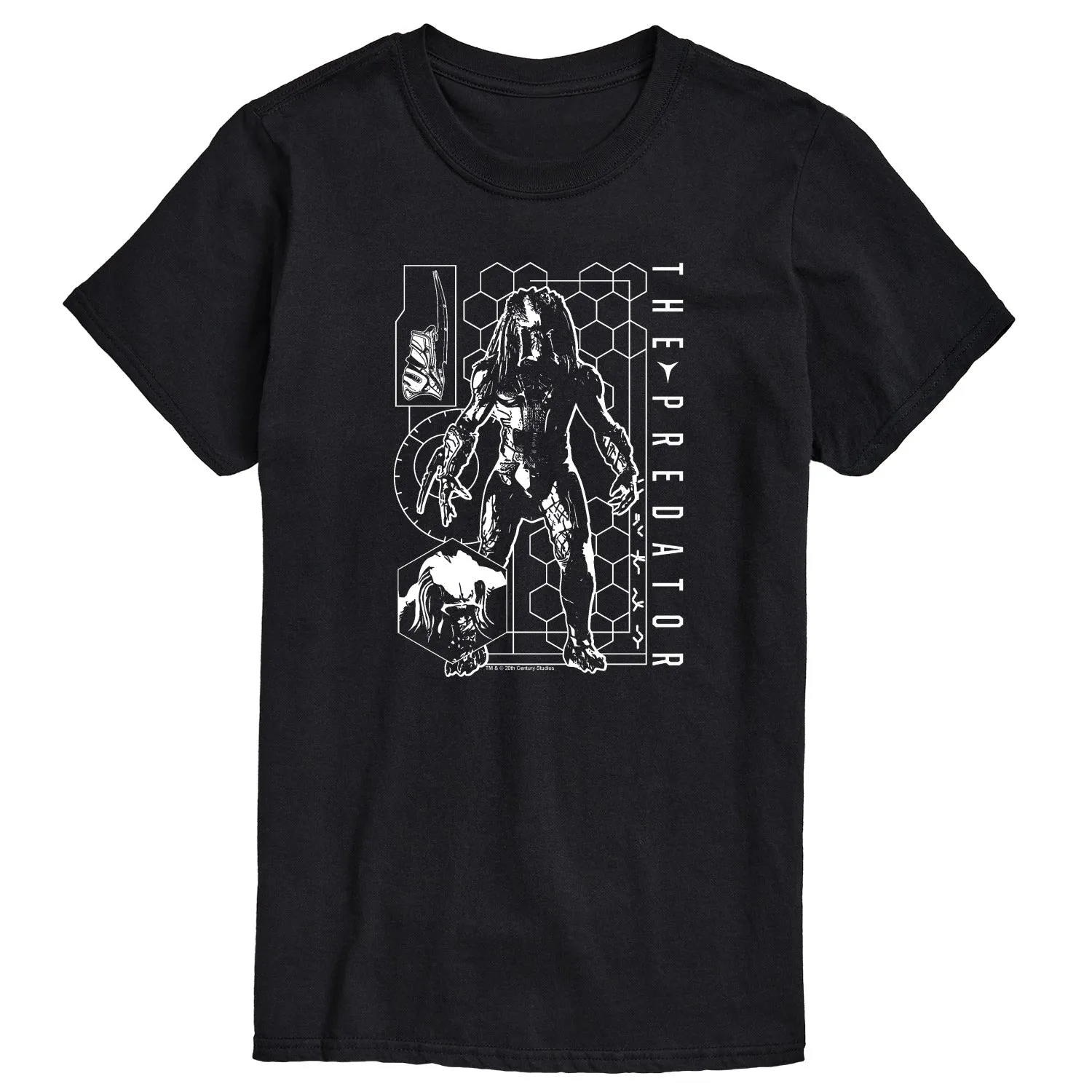 The Predator - Digital Alien Diagram - Men's Short Sleeve Graphic T-Shirt sold by Zulily